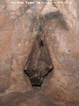 Santuario prehistrico de la Cueva de Golliat. Hornacina en flecha