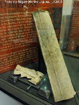 Domus Herculana. Tuberías de plomo romanas. Museo de la Ciudad