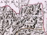 Camino de Castellar de la Mata. Mapa 1787