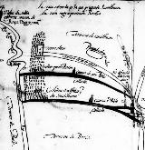 Ro Guarrizas. Mapa de 1635
