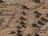 Ro Guarrizas. Mapa 1799