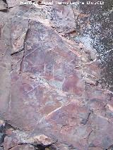 Pinturas rupestres de la Pea del guila. Posible grupo