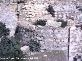 Muralla de Jan. Torren D. Parte semicircular del Torren D que da a la Puerta del Aceituno