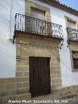 Casa de la Plaza de Santa María nº 3. Portada