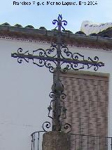 Cruz de la Calle Santa Cruz. Cruz de hierro forjado