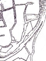 Muralla de Jan. Puerta del Aceituno. Mapa 1940