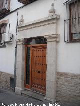 Casa de la Calle San Andrs n 12. Portada
