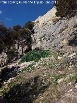 Cerro de Santa Catalina. Paredes rocosas del sur