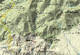 Cerro Las Lanchas. Mapa