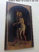 Museo Provincial. Cristo atado a una columna de Pedro Berruguete siglo XV