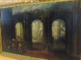 Museo Provincial. Moisés convirtiendo el agua en sangre. Anónimo siglo XVII