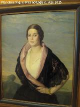 Museo Provincial. Retrato de Rosa Moreno Carbonero. Cuadro de Moisés Fernández de Villasante 1930