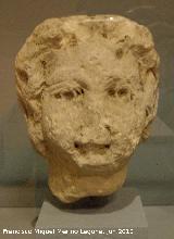 Historia de Jan. Jan Romano. Cabeza de Stiro de caliza encontrada en La Magdalena. Museo Arqueolgico Provincial de Jan